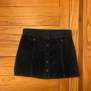 Gymboree Navy Corduroy Skirt size 5